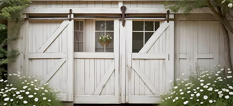 Rear Barn Door Repair in Fredricton, ON