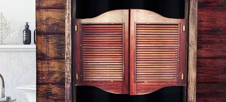 Installing Saloon Door Hinges in Fredricton, ON