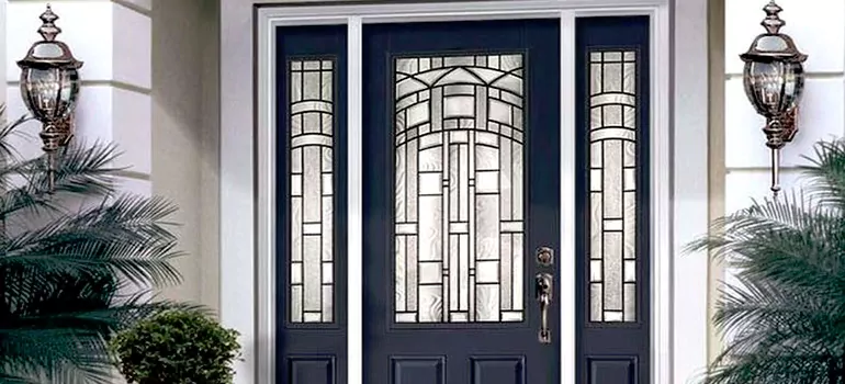 Stained Glass Door Panels in Fredricton, ON