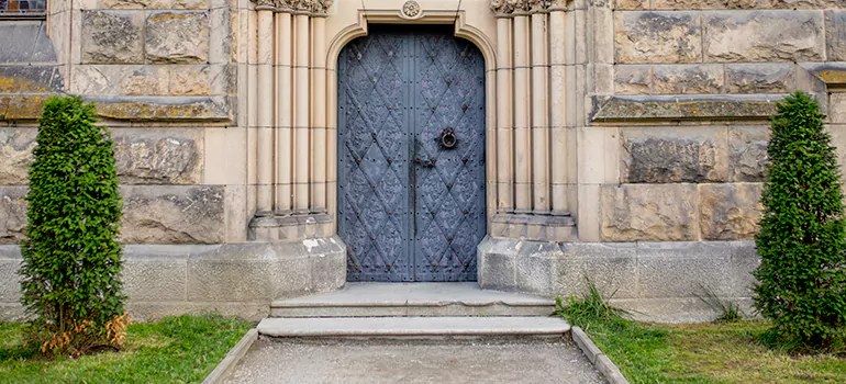 Traditional Double Front Doors in Fredricton, ON